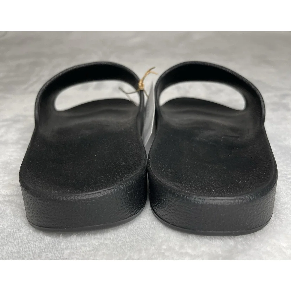 NEW Adidas Adilette Aqua Slides Sandals Men's Size 12 Black F35550